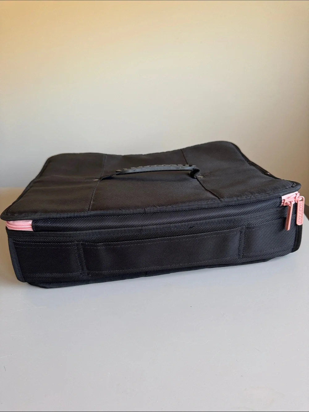 RARE Mary Kay Black & Pink Insulated Full Zip Carry Case *Empty*